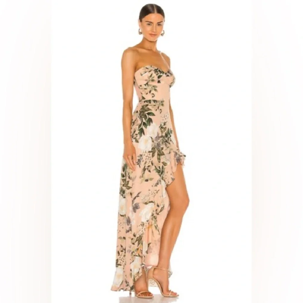 Amanda Uprichard X REVOLVE Eden Gown in Juniper Floral Size XL - Picture 2 of 3